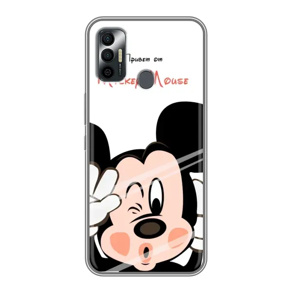 Чехол с принтом «Маус Микки» для TECNO Spark 7P Чехол с принтом «Маус Микки» для TECNO Spark 7P