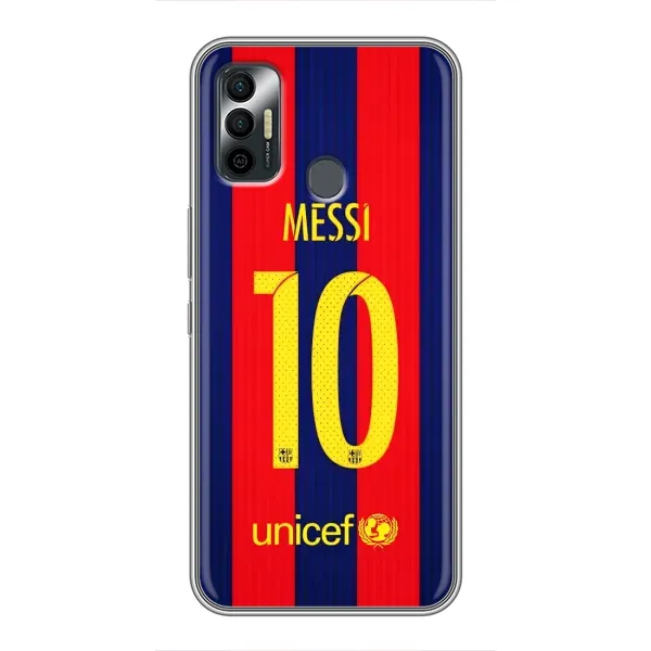 Чехол с принтом «Messi Barca 10» для TECNO Spark 7P