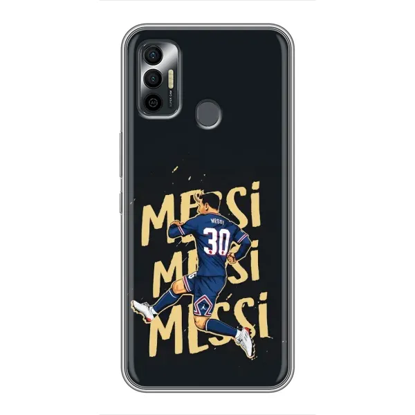 Чехол с принтом «Messi ПСЖ» для TECNO Spark 7P