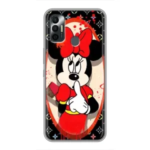 Чехол Disney Mouse TECNO Spark 7P (PREMIUMPrint) (Минни Маус ЛВ)
