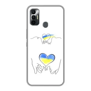 Чохол для Патріота України TECNO Spark 7P - (AlphaPrint) (Мир Україні)