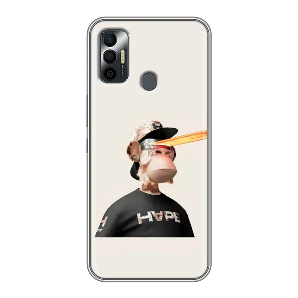 Чохол з принтом «мавпа NFT в окулярах» для TECNO Spark 7P