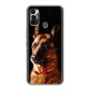 Чохли з картинкою животних TECNO Spark 7P (Овчарка)