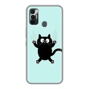 Чохол з принтом для TECNO Spark 7P (AlphaPrint) Модні коти