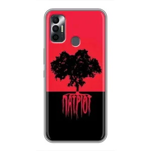Украинские Чехлы для TECNO Spark 7P с картинкой УПА (AlphaPrint) (Патріот)