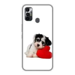 Чехол с принтом «Песик» для TECNO Spark 7P