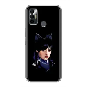 Чохли Венсдей на TECNO Spark 7P Уенсдей (AlphaPrint)