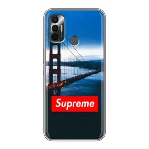 Чеохол для TECNO Spark 7P з картинкою Supreme (AlphaPrint) (Стиль Supreme)