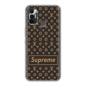 Чеохол для TECNO Spark 7P з картинкою Supreme (AlphaPrint) (Supreme LV)