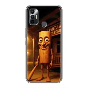 Чехол с мемом Тралалело тралала на TECNO Spark 7P (Тунг тунг сахур)