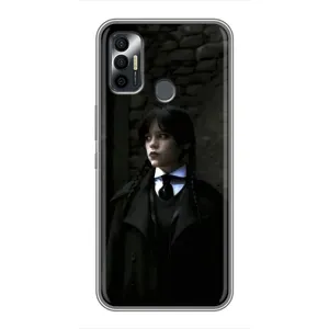 Чохол з дизайном Венздей 2 на TECNO Spark 7P (Темний стиль Венздей)