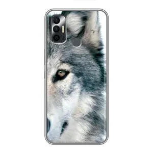 Чохли з картинкою животних TECNO Spark 7P (Вовк)