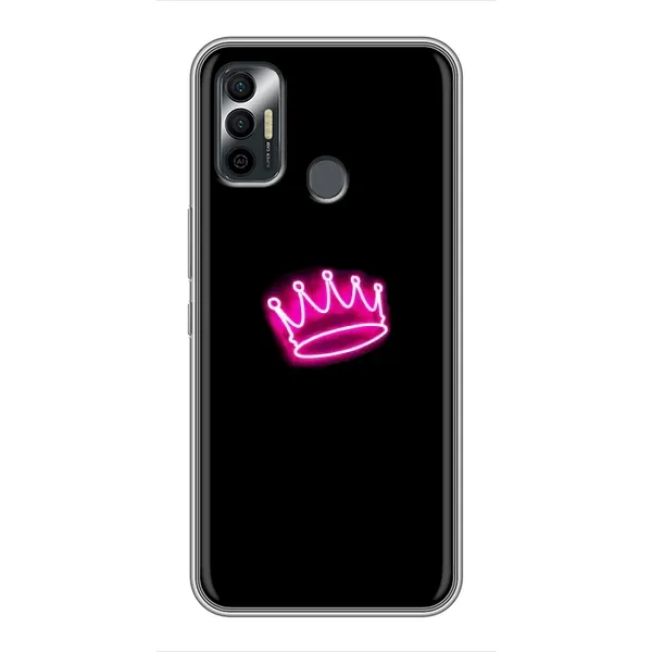 Чохол з принтом «Яскрава корона» для TECNO Spark 7P