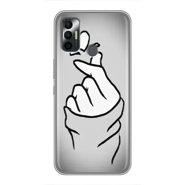 Чохол з принтом «Значок Love» для TECNO Spark 7P