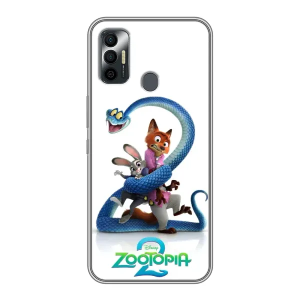 Чохол з принтом «Зоотрополіс 2» для TECNO Spark 7P