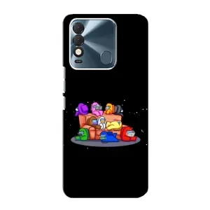 Чехол Амонг Ас для TECNO Spark 8 (AlphaPrint) (Амонг-ас)