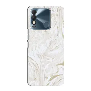 Мраморный чехол на TECNO Spark 8 (VPrint) (Белый мрамор)
