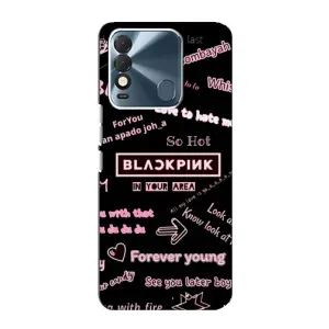 Чехол с музыкальной группой для TECNO Spark 8 (BLACKPINK)