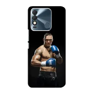 Чохол з картинкою Олександр Усик для TECNO Spark 8 (Боксер Усик)