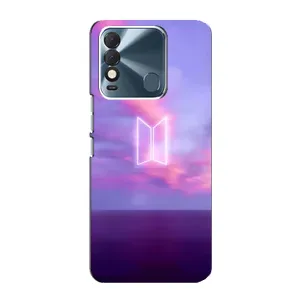 Чехлы BTS для TECNO Spark 8 (AlphaPrint) (BTS логотип)