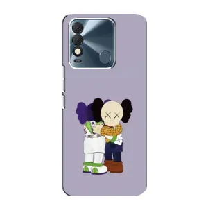 Чехлы для TECNO Spark 8 - Bearbrick Louis Vuitton (PREMIUMPrint) (Дружба Беарбрик)