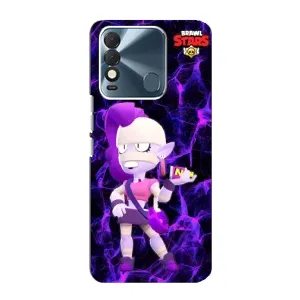 Чехлы Brawl Stars для TECNO Spark 8 (AlphaPrint) (Эмз Бравл Старс)