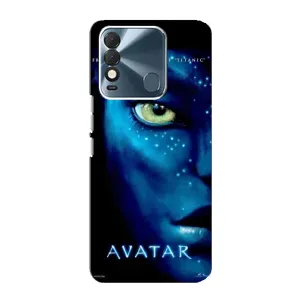 Чехлы с фильма АВАТАР для TECNO Spark 8 (AlphaPrint) (глаз Аватара)