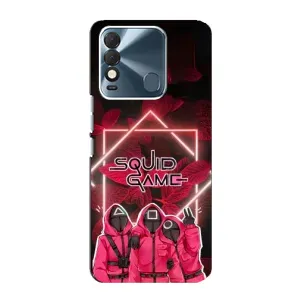 Чохол Гра в кальмара для TECNO Spark 8 (Охоронці Гра кальмара)