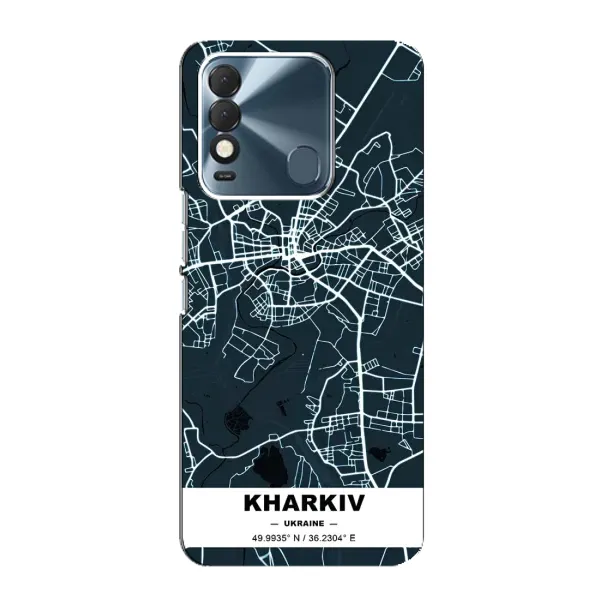 Чехол с принтом «Харьков» для TECNO Spark 8
