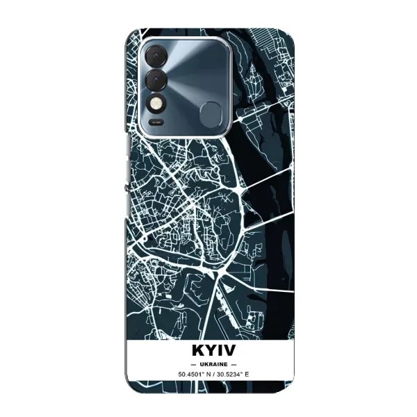 Чехол с принтом «Киев» для TECNO Spark 8