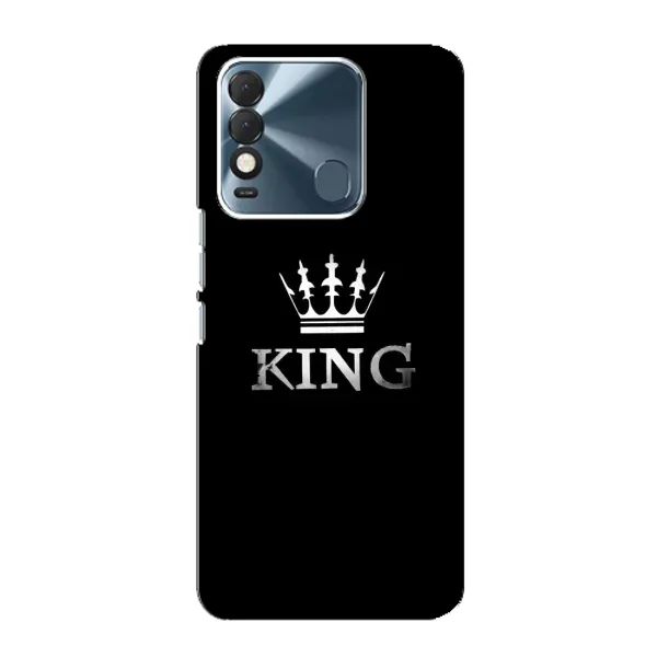 Чехол с принтом «KING» для TECNO Spark 8