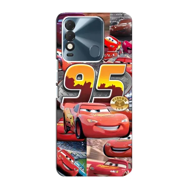 Чохол з принтом «Колаж Блискавка Маквін» для TECNO Spark 8 Чохол з принтом «Колаж Блискавка Маквін» для TECNO Spark 8