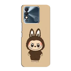 Чехол с Лабубу на TECNO Spark 8 (Bored Ape в красном)