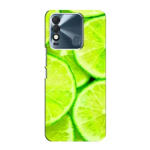 Чехлы с Фруктами для TECNO Spark 8 (VPrint) (Лайм)