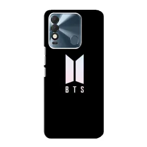 Чехлы BTS для TECNO Spark 8 (AlphaPrint) (Лого BTS)