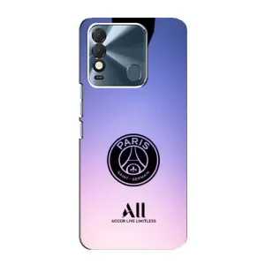 Чохли PSG для TECNO Spark 8 (AlphaPrint) (лого PSG)