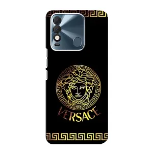 Чехлы VERSACE для Техно Спарк 8 (PREMIUMPrint) (Logo Versace)