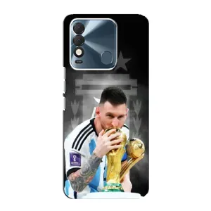 Чехлы для TECNO Spark 8 (Leo чемпион) (AlphaPrint) (Месси Чемпион)