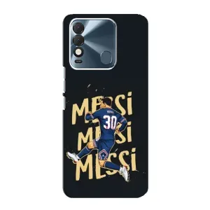 Чехлы для TECNO Spark 8 (Leo чемпион) (AlphaPrint) (Messi ПСЖ)