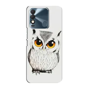 Чехол с птицами на TECNO Spark 8 (VPrint) (Милая Сова)