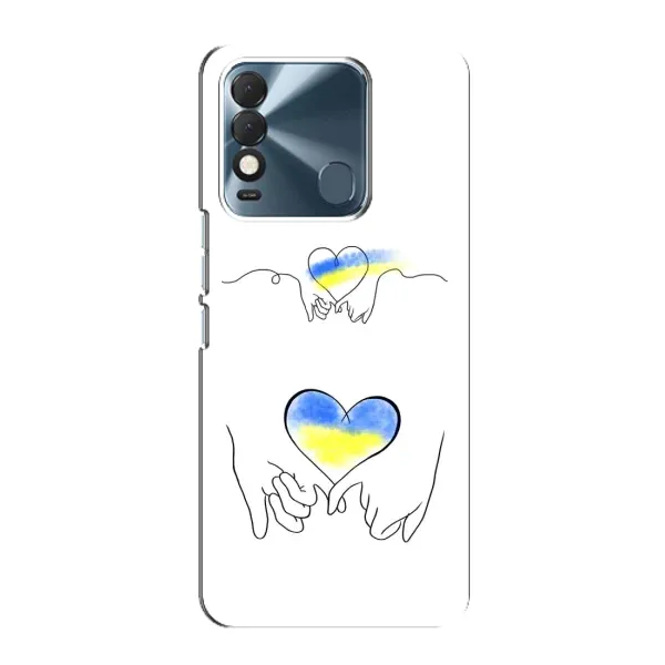 Чехол с принтом «Мир Украине» для TECNO Spark 8 Чехол с принтом «Мир Украине» для TECNO Spark 8