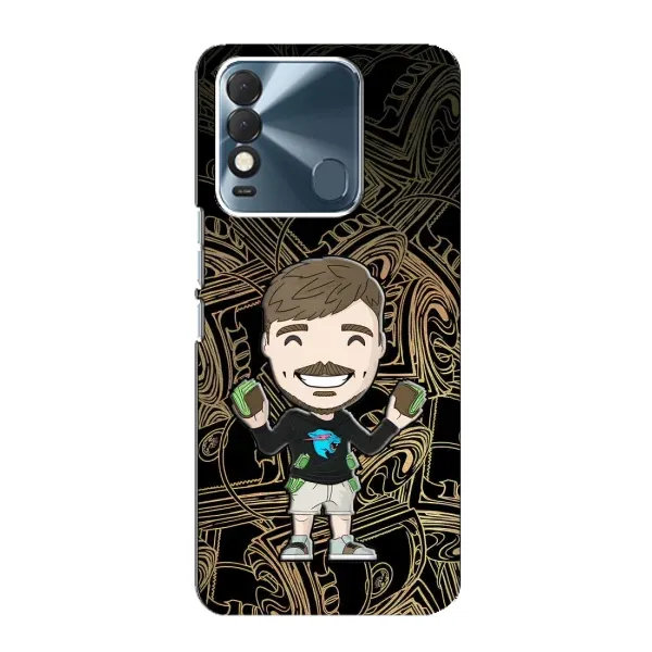 Чехол с принтом «Mister Beast» для TECNO Spark 8