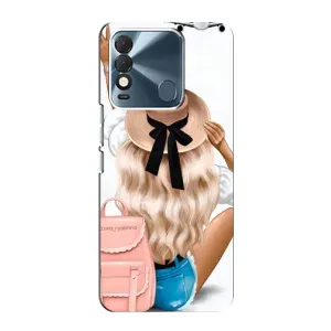 Чехол с печатью для TECNO Spark 8 - (Мода) (AlphaPrint) (Путешествие)