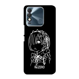 Чехлы Персонажи Аниме Наруто для TECNO Spark 8 (AlphaPrint) (Re: Zero)