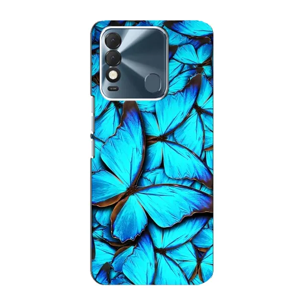 Чехол с принтом «Синие бабочки» для TECNO Spark 8 Чехол с принтом «Синие бабочки» для TECNO Spark 8
