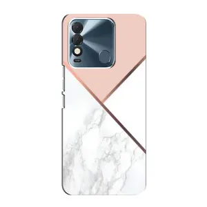 Мраморный чехол на TECNO Spark 8 (VPrint) (Тройной мрамор)