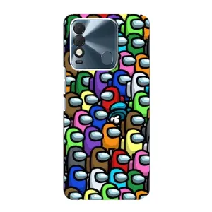 Чехол Амонг Ас для TECNO Spark 8 (AlphaPrint) (Убит)