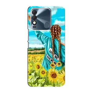 Чехол для Патриота Украины TECNO Spark 8 - (AlphaPrint) (Украиночка)