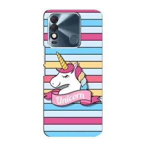 Чехол для Техно Спарк 8 - (Единорожки - Новинки) (AlphaPrint) (Unicorn)