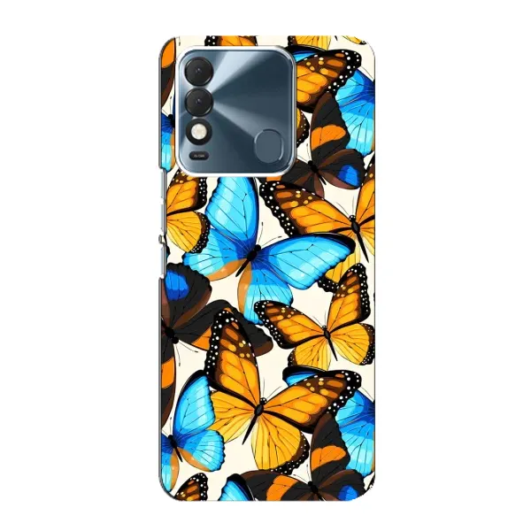 Чехол с принтом «Яркие бабочки» для TECNO Spark 8 Чехол с принтом «Яркие бабочки» для TECNO Spark 8